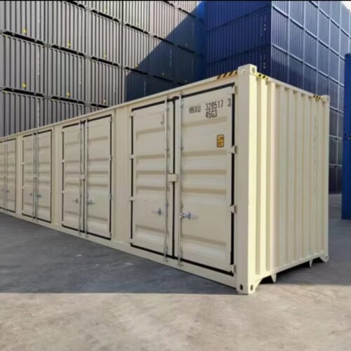 2.jpg Contenedor High Cube de 40 pies con 4 puertas laterales color beige