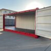 Nuevo contenedor 20′ (6 metros) | 20’OS Apertura lateral - MIIU1500380 rojo
