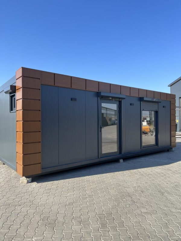 Contenedor oficina habitable de 8m x 3m